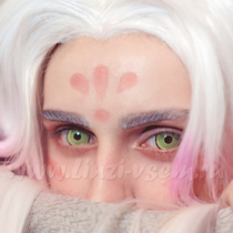 Карнавальные линзы Lensmam Deathly Yellow Фото 8